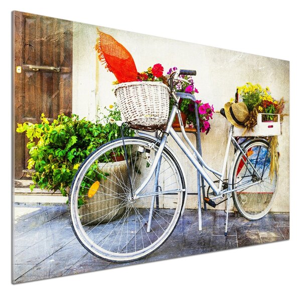 Dekorační panel sklo Bílé kolo pksh-96033968