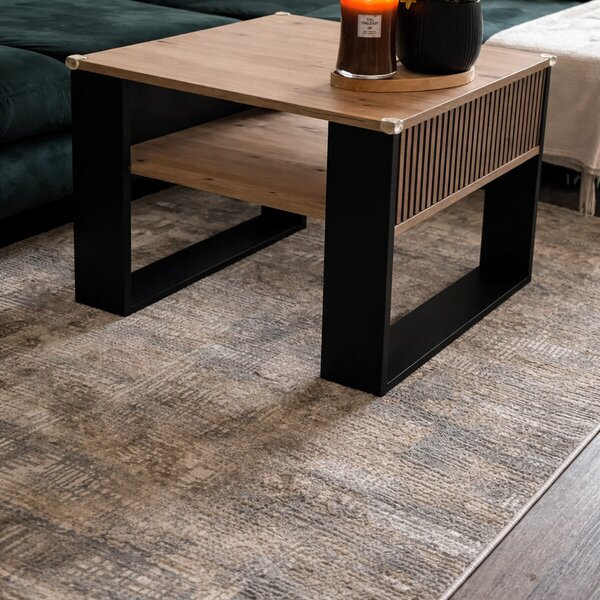 Obsession, Kusový koberec Salsa 691 taupe, 80x150, hnědá, obývací pokoj