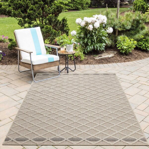 Ayyildiz, Kusový koberec Patara 4953 Beige – na ven i na doma, 80x150, béžová, chodba / předsíň