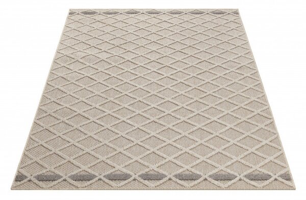 Ayyildiz, Kusový koberec Patara 4953 Beige – na ven i na doma, 80x150, béžová, chodba / předsíň