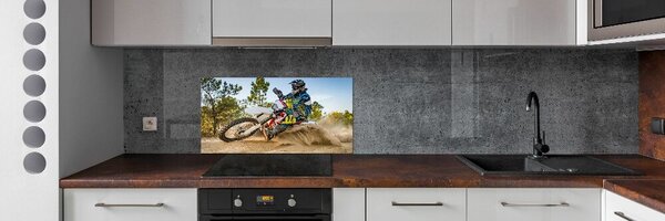 Skleněný panel do kuchynské linky Motokross pksh-96129876