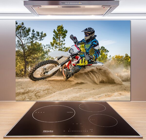 Skleněný panel do kuchynské linky Motokross pksh-96129876
