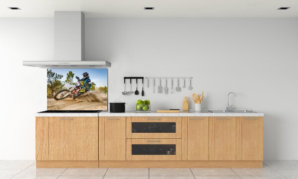 Skleněný panel do kuchynské linky Motokross pksh-96129876