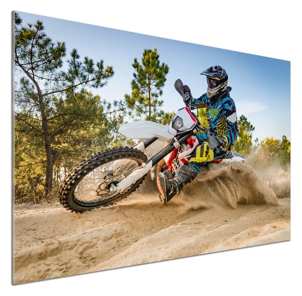 Skleněný panel do kuchynské linky Motokross pksh-96129876