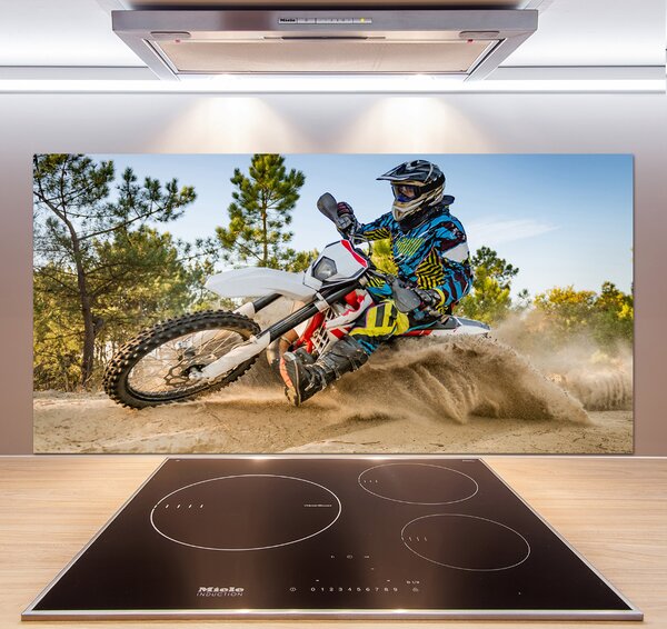 Skleněný panel do kuchynské linky Motokross pksh-96129876