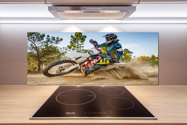 Skleněný panel do kuchynské linky Motokross pksh-96129876