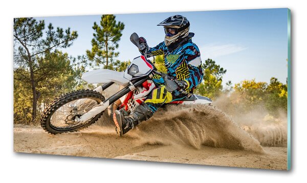 Skleněný panel do kuchynské linky Motokross pksh-96129876