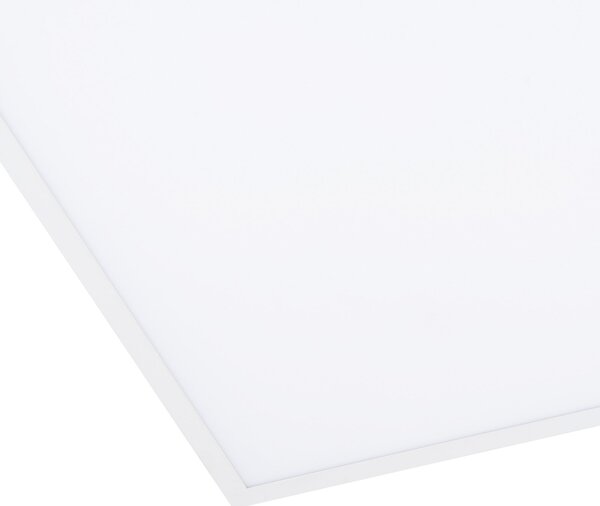 Stropní lampa Lindby, Luay, stmívatelné, Bílá, Kuchyně, Plast, Moderní