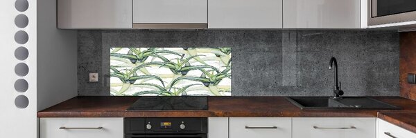 Skleněný panel do kuchyně Aloes pksh-96215866