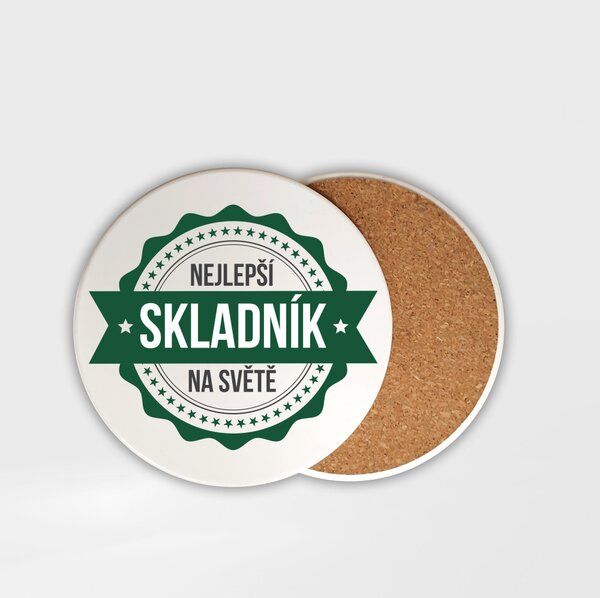 Podtácek profese skladník