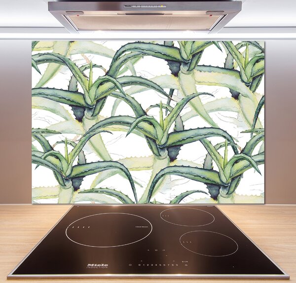 Skleněný panel do kuchyně Aloes pksh-96215866