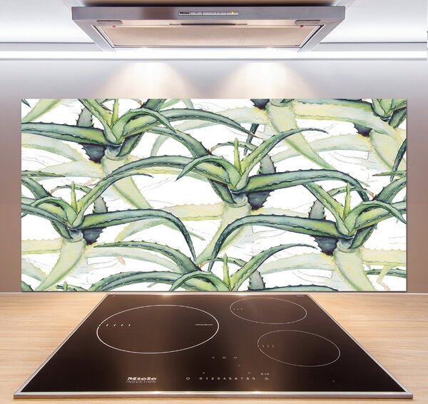 Skleněný panel do kuchyně Aloes pksh-96215866