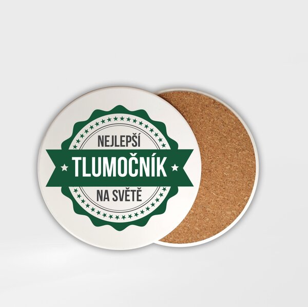 Podtácek profese tlumočník