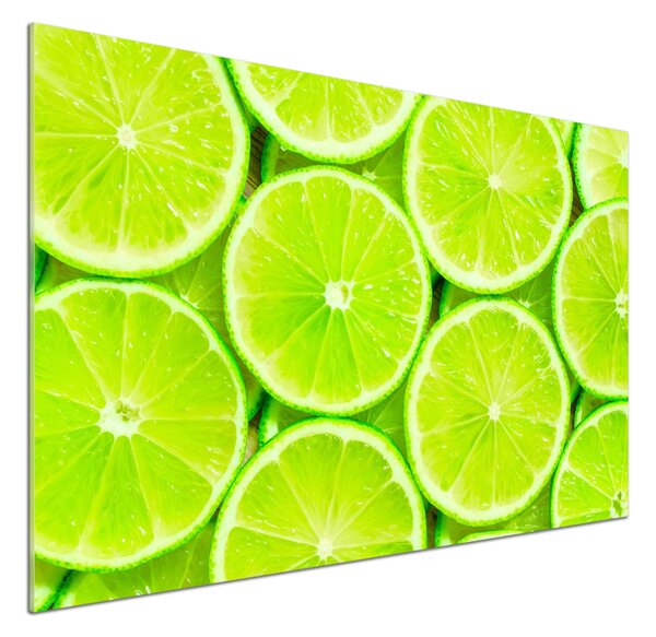 Skleněný panel do kuchyně Limetky pksh-96318225