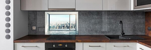 Panel do kuchyně Pohled na město pksh-96428655