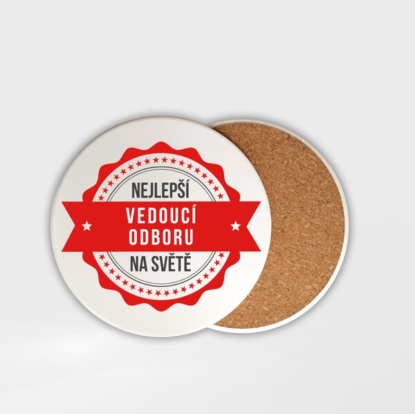 Podtácek profese vedoucí odboru