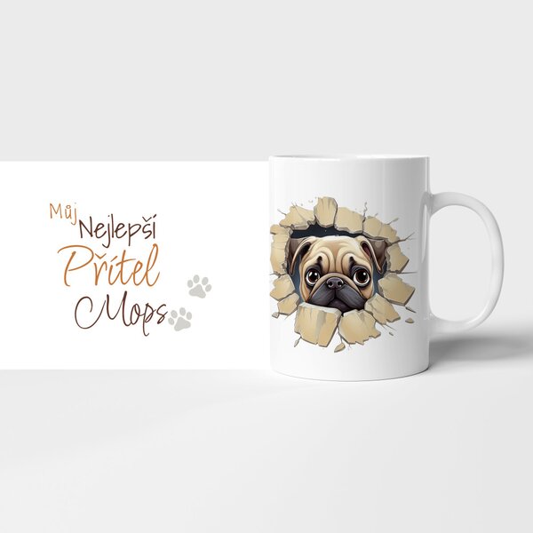Hrnek Můj nejlepší přítel Mops