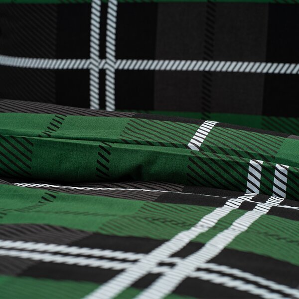 4Home Bavlněné povlečení Green Classic, 140 x 200 cm, 70 x 90 cm