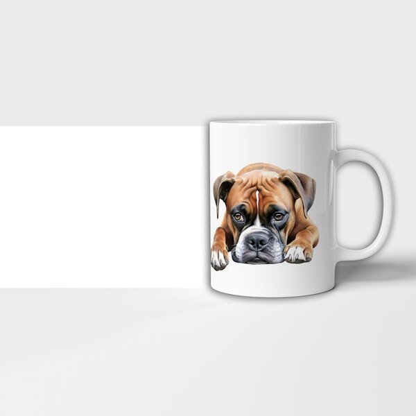 Hrnek ležící Boxer