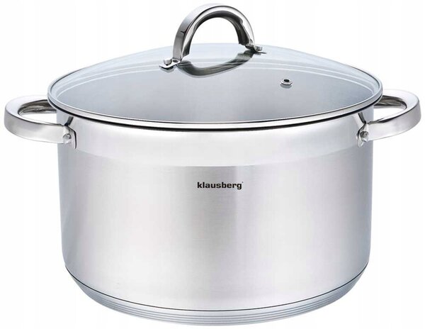 Hrnec KLAUSBERG KB-7130, objem 14 l, průměr 32 cm, vhodný na indukci + poklice
