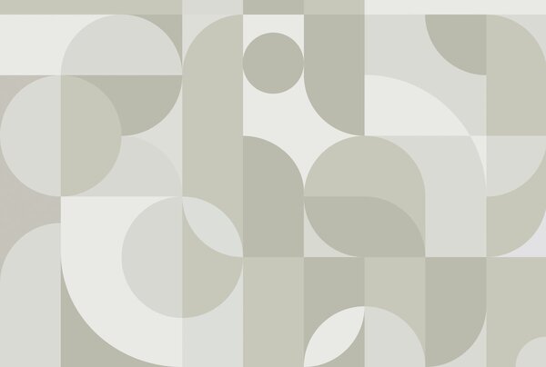 Fototapeta Šedobílý geometrický vzor, Moderní fototapety, Populární fototapety, w03058v2 - Tapeko.co.cz
