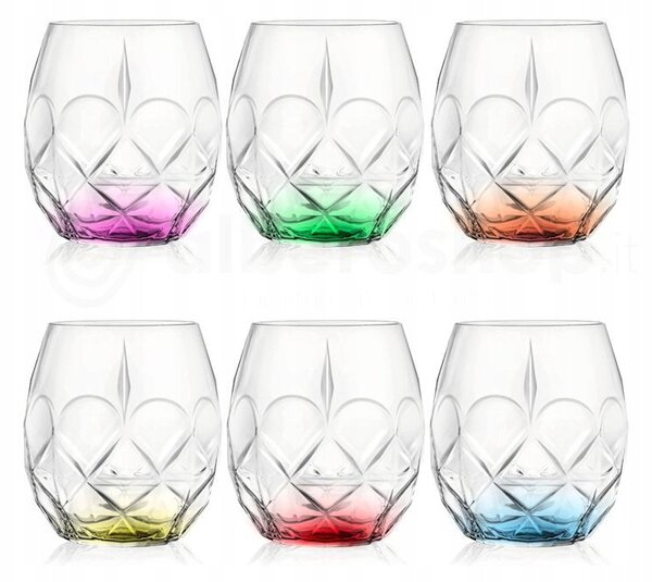 Sklenice na nápoje RCR 380 ml 6 ks