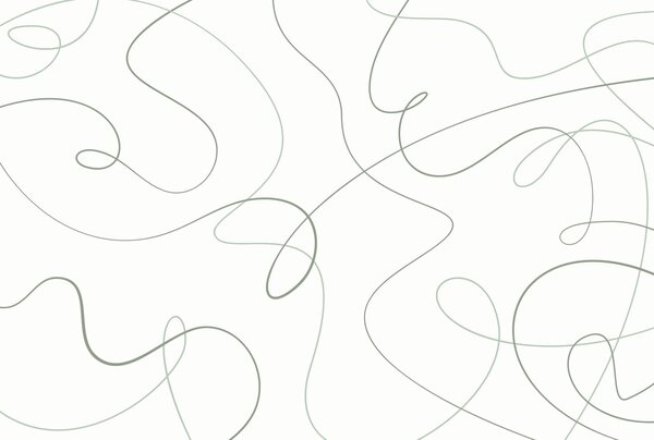 Fototapeta Zelené čáry na bílém pozadí, Abstraktní fototapety, Populární fototapety, w03061v2 - Tapeko.co.cz
