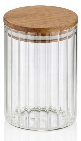 Zásobní dóza Dorothea sklo transparentní 22,5cm 9,0cm 1,1l