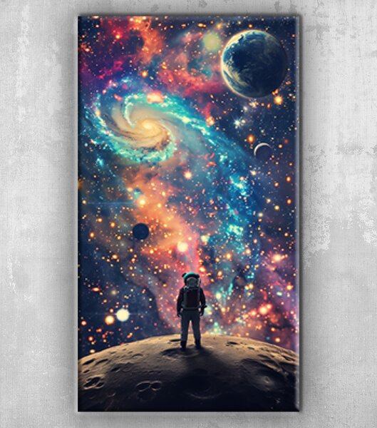 Obraz Astronaut a galaxie