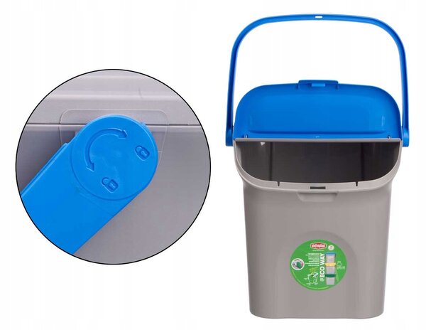 Odpadkový koš Stefanplast 28 l modrý