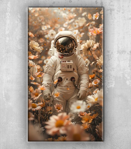 Obraz Astronaut v poli květin 2