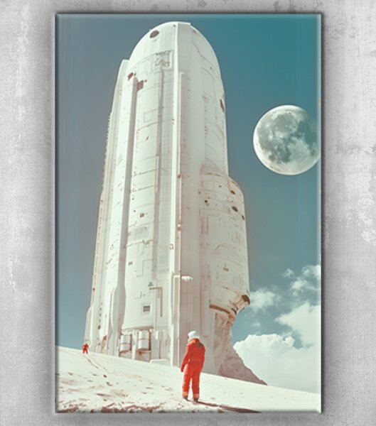Obraz Astronaut u rakety