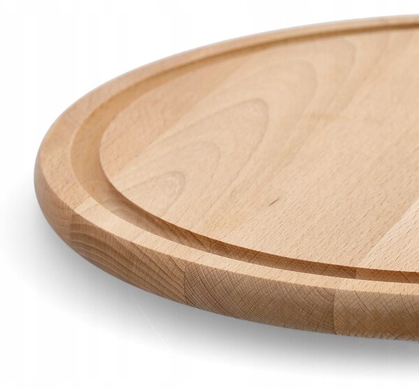 KULATÉ PRKÉNKO NA KRÁJENÍ Z BUKOVÉHO DŘEVA, Ø 31 CM, ZELLER
