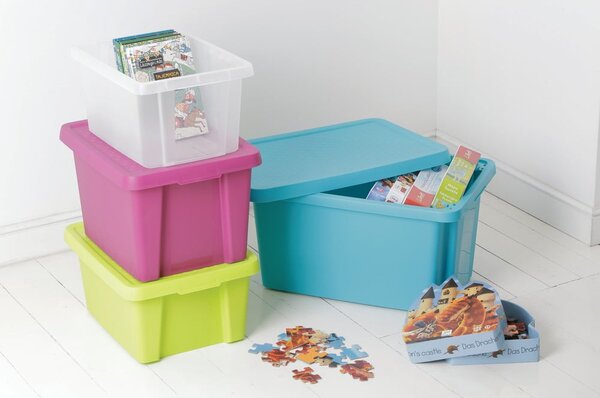 Úložný box s víkem Curver Essentials, 45 l