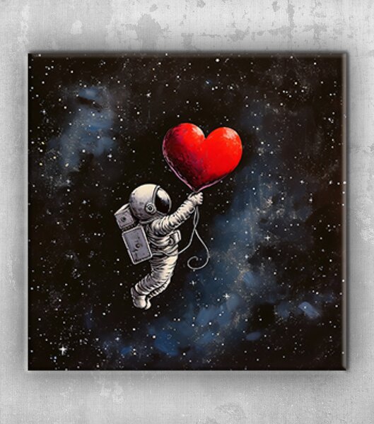 Obraz Astronaut a srdce