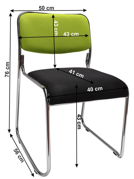 Kancelářská židle Bluttu (zelená)