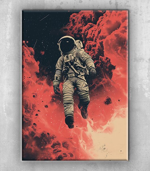 Obraz Astronaut a výbuch