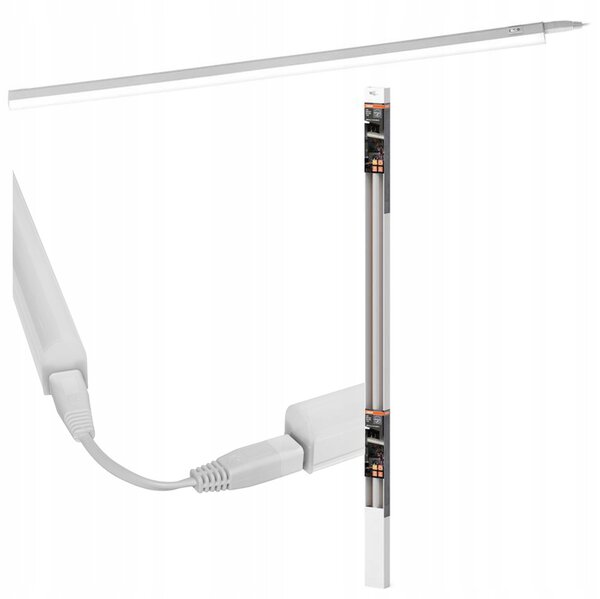 LED lampa Panel Nástěnný 14W 3000K Teplá 1600lm Bílá Batten Osram