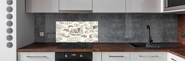 Skleněný panel do kuchynské linky Pečivo pksh-97491705