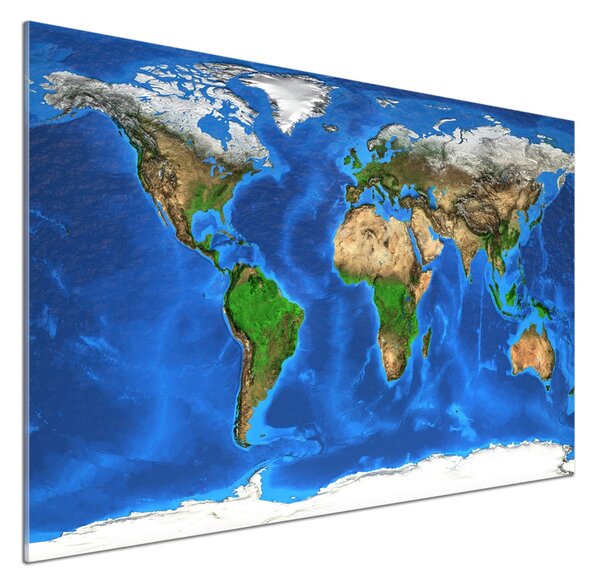 Dekorační panel sklo Mapa světa pksh-97580792
