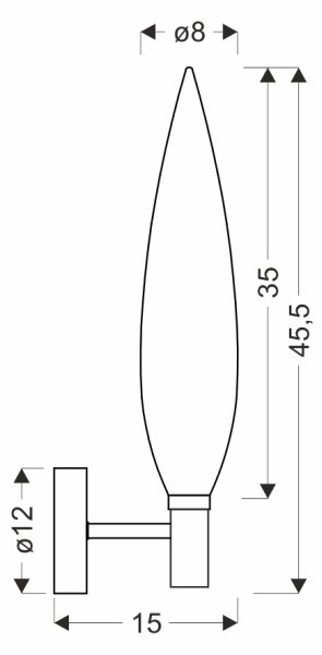 Nástěnná lampa NORDIC 1xG9/5W/230V černá/měděná