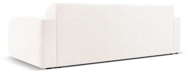 Bílá pohovka z textilie bouclé 235 cm Molino – Micadoni Home