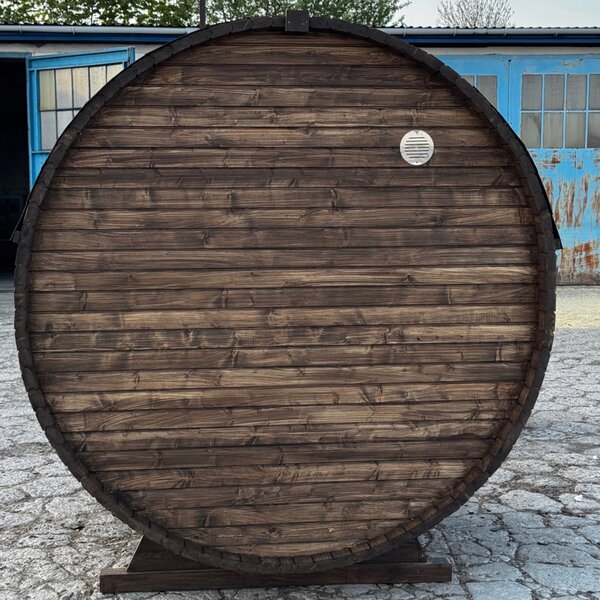 Venkovní sudová sauna 180 cm