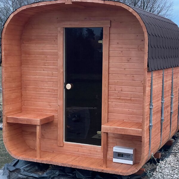 Zahradní sauna QUADRO 240 cm
