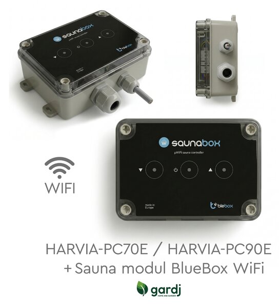 Elektrická saunová kamna Harvia Cilindro PC70E (6,8 kW) s Wi‑Fi modulem