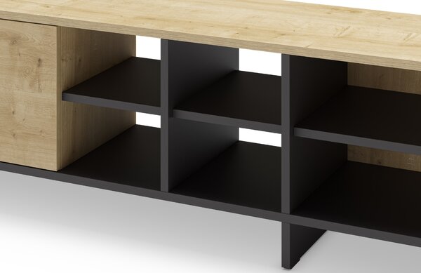 Marckeric TV stolek Cequoia 230 x 35,5 cm s dubovým dekorem