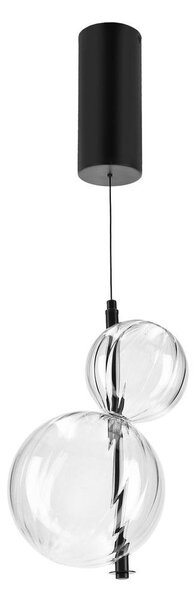 LED Lustr na lanku PLAYA LED/10W/230V černá
