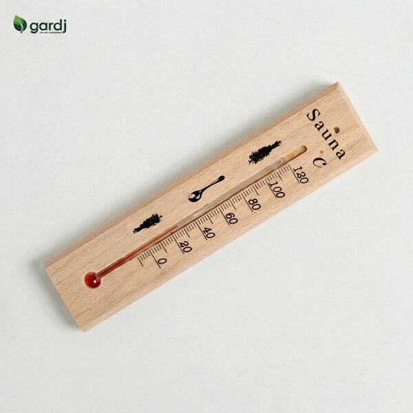 Saunový teploměr plněný kapalinou (0–120 °C)