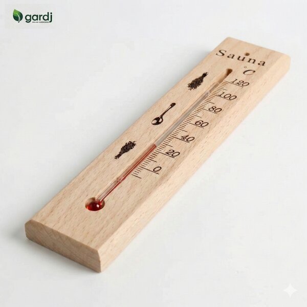 Saunový teploměr plněný kapalinou (0–120 °C)