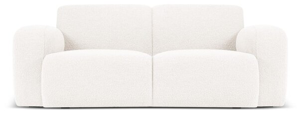Bílá pohovka z textilie bouclé 170 cm Molino – Micadoni Home